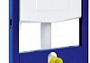 Система инсталляции для унитазов Geberit Duofix UP320 111.300.00.5 с белой кнопкой смыва, шумоизоляцией и креплениями № 2