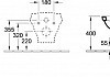 Унитаз подвесной Villeroy & Boch Hommage 6661 B0R1 alpin № 6