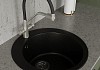 Мойка для кухни 51х51 черная матовая Teymi Lori Midi T120124 № 7