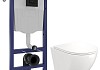Комплект инсталляция Teymi Rapid SL с кнопкой GROHE черная + унитаз ТОРНАДО Lina Vortex F17492 № 20