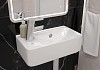 Комплект Teymi 3 в 1 для ванной: раковина Hanna 45 левая, подвесная + выпуск Teymi с переливом хром + сифон черный матовый F07476 № 4