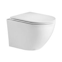 Превью фото Унитаз безободковый Grossman GR-4411S 560x360x350 подвесной с тонкой крышкой № 1