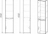 Пенал подвесной Grossman ТАЛИС-35 см с б/к универсальный бетон пайн/серый 303507 303507 № 5