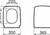 Крышка-сиденье VitrA Metropole 90-003-009 с микролифтом, петли хром № 4