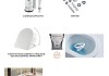 Унитаз напольный безободковый торнадо Teymi Ritta Pro Vortex сиденье микролифт T40811 № 13