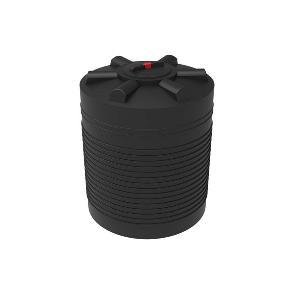 Емкость ЭкоПром ЭВЛ 750 с крышкой с дыхательным клапаном черный (для полива) 110.0750.899.0