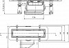 Душевой лоток Pestan Confluo Premium Line 450 с решеткой № 7