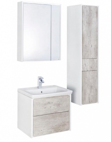 Мебель для ванной Roca Ronda 70 белый матовый/бетон