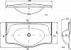 Раковина мебельная Акватон Версаль 100 слоновая кость 1A712431VS200 № 3