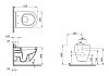 Унитаз подвесной Nord 133T20301 535x385x360 серый матовый № 8