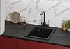 Мойка для кухни 50х42 черная матовая Teymi Helmi T120104 № 2