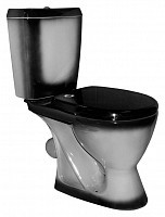 Превью фото Унитаз-компакт Rosa Ресса чёрный Вн УнЧ07 № 1