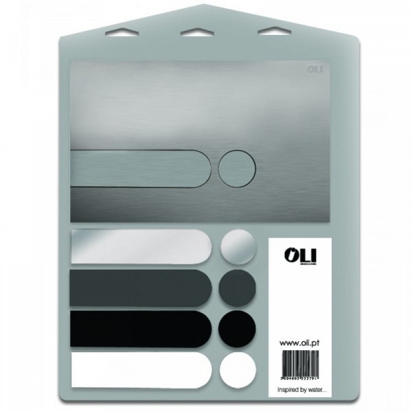 Панель механ. двойная OLI i-PLATE пластик, 4 цвета, Oliveira
