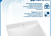Раковина для ванной мебельная на тумбу Teymi Helga 70 белая T51010 № 4