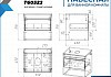 Тумба подвесная с раковиной для ванной 55 см Teymi Ritta корпус дуб фасад графит раковина Solli 48 смеситель черный матовый F03803 № 7