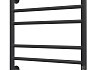 Полотенцесушитель электрический Маргроид Лина (ВхШ) 60х50, П(3+3) Straight, таймер, скрытый монтаж, правое подключение, черный матовый 4690569008836 № 10