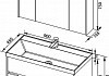 Комплект мебели для ванной Aquanet Латина 90 белая 179840 № 6