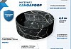 Раковина для ванной накладная Teymi Lina S D40 черный мрамор в комплекте смеситель хром F12702 № 2
