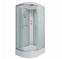 Превью фото Душевая кабина Niagara Classic 100x80x215 средний поддон, матовое стекло 330844R № 1