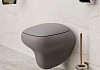 Унитаз подвесной Diamond 123T20301R 530x405x375 матовый серый безободковый с толстой крышкой № 2