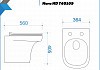Унитаз приставной с бачком скрытого монтажа комплект 6 в 1 Teymi кнопка хром унитаз Nura HD гигиенический душ хром F12571 № 7