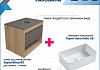 Тумба подвесная с раковиной для ванной 65 см Teymi Ritta корпус дуб фасад графит раковина Helmi Mini 38 F03354 № 2