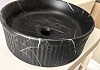 Раковина для ванной накладная Teymi Martta D37 цвет мрамор черный матовый T52183 № 13