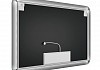 Зеркало настенное с подсветкой в ванную Teymi Solli Black Soft Line 100x70 LED сенсор на взмах T20231S T20231S № 13