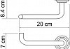 Держатель туалетной бумаги Wasserkraft Isar K-7396 № 5