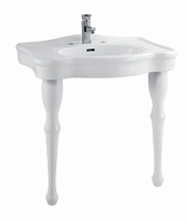 Превью фото Раковина на двух фигурных ножках Creo Ceramique ORLEANS OR3300+OR3310 № 1