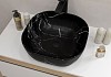 Раковина для ванной накладная Teymi Solli 41 artceramic цвет мрамор черный матовый T50383 № 5