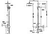 Душевая колонна со смесителем для ванны, поворотный излив Bravat Rhein F6429564BW-A-ENG № 3
