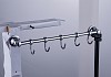 Держатель настенный для полотенец Potato 18, 5 крючков, хром P1814-5 № 3