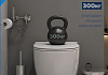 Комплект инсталляция Teymi Rapid SL с кнопкой GROHE оружейная сталь + унитаз ТОРНАДО Lori Vortex 3 пок F17631 № 10