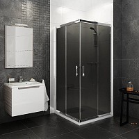 Превью фото Душевая дверь Ravak Blix BLRV2K-90 блестящий + стекло Транспарент (часть 1/2) № 1