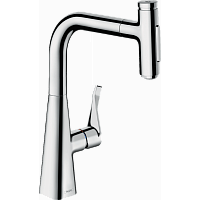 Превью фото Смеситель для кухни Hansgrohe Metris Select хром 73817000 № 1