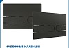 Клавиша смыва Teymi Martta двойной смыв черный матовый T70216 № 3