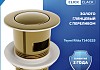 Донный клапан для раковины с переливом Teymi Ritta золото глянцевый T140225 № 2