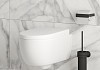 Унитаз подвесной Abner 103T20101R 545x360x330 БЕЛЫЙ матовый безободковый с толстой крышкой № 2