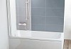 Шторка на ванну Ravak CVS1-80 L Transparent, профиль белый