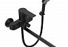 Смеситель для ванной с длинным изливом черный матовый Teymi Lori T10267 № 8