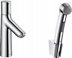 Превью фото Смеситель Hansgrohe Talis Select S 72291000 для раковины с гигиеническим душем, с донным клапаном Push-Open № 1
