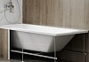 Ванна акриловая 170х70 с каркасом комплект 2 в 1 Teymi Helmi Pro 170 F14952 № 5