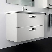 Превью фото Тумба с раковиной Roca Gap 80 белая матовая № 1