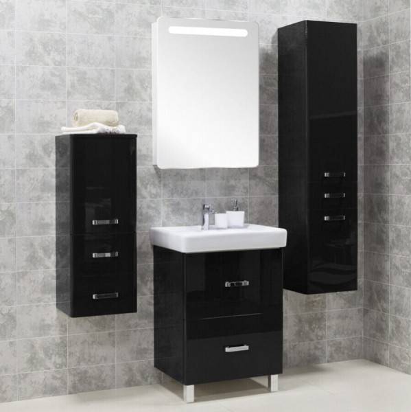 Комплект мебели для ванной Акватон Америна Н 60 черная