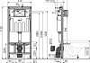 Система инсталляции для унитазов AlcaPlast Sadromodul AM101/1120 № 2