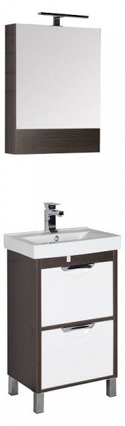 Комплект мебели для ванной Aquanet Гретта 50 венге 172208