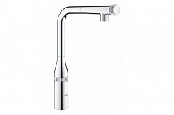 Превью фото Смеситель для кухни Grohe Essence SmartControl с выдвижным L-образным изливом, хром 31615000 № 1