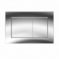 Превью фото Клавиша смыва Teymi Aina (подходит для инсталляций T70011, T70033, T70035) двойной смыв хром глянец T70012CH № 1