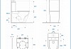 Унитаз напольный безободковый с быстросъемным сиденьем микролифт Teymi Lina T40103 № 15